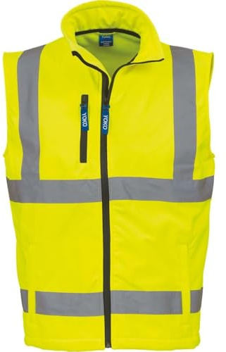 Yoko Herren Yk050/Hv006 Warnschutz-Softshell-Weste