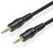 TNP 2,5 mm Aux-Kabel auf 2,5 mm Aux-Klinkenkabel - 5m, Stereo-Audiokabel, Klinkenstecker, Kopfhörerkabel, für Heim-Stereoanlagen, Lautsprecher, iPhones, iPods, iPad, Stecker auf Stecker, schwarz