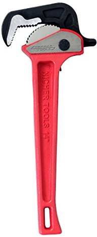 Nerrad Tools NT6014 Cast Iron Hawk Wrench, Red/Black, 14-Inch