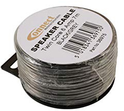 Connect 36975 Mini Reel Automotive Twin Speaker Cable 2 x 24/0.20 7m