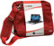 Navitech Étui De Transport Rouge - Compatible avec Le HP Chromebook x360 12b-ca0005nf 12 Laptop