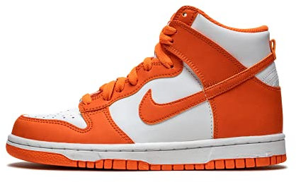 Nike Dunk HIGH (GS) Basketballschuh, White Orange Blaze White, 36 EU