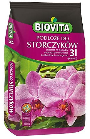 Biovita Terriccio per orchidee di origine naturale, con struttura leggera e ariosa, arricchito con fertilizzante