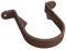 4 Pack Brown Round Downpipe Brackets, 68mm Downpipe Fitting, Suitable for Round 112mm Gutter, UV Resistant, Easy to Install and Durable Gutter Brackets, Strong Support Round Gutter Clips
