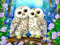 Bimkole 5D Diamond Painting DIY Kits Chouette, Animaux Fleurs Broderie Diamant Kits De Broderie Au Point De Croix Strass Rond Résine Peinture Décor à La Maison 30X40 cm