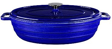 Sallys Gusseisenbräter Alime (Royal Blue Majolika)