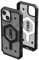 URBAN ARMOR GEAR UAG Case Compatible with iPhone 15 Case 6.1 Pathfinder Clear Ash/Black Built-in Magnet Compatible with MagSafe Charging Rugged Transparent Dropproof Protective Cover