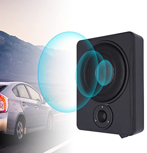 8 Auto Subwoofer Ultra Dünne Audio Bass Lautsprecher Verstärker, Auto Unter Sitz Subwoofer Bass Lautsprecher mit Kabel 600W