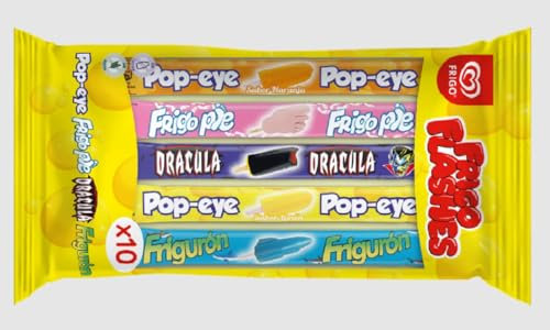 Frigo Flashes- Polos líquidos para cogelar-Polines 12 bolsas de 10 unidades,120 flashes