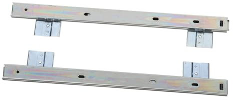 KONTONTY Keyboard Slider Under-Desk Tray Sturdy Steel Track Guide for Comfortable Setup
