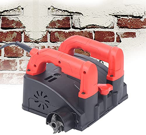 Rabot mural électrique 1200 W - Largeur de fraisage : 16 cm - 3000 tr/min - Fraise de rénovation - 1-4 mm - 26 lames - Pour carrelage, sable d'argile, ciment