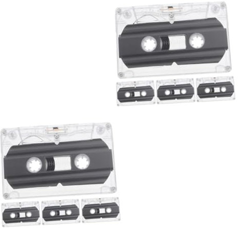 CAXUSD 8stücke Leere Audiokassetten Für Deko Kreative Wandgestaltung Mit Vintage Flair Minuten Blanko-Kassetten Für Aufnahmen Für Feiern Und