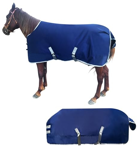 Winter 1800D Premium-Pferdedecke, mittelschwere Decke, wasserdicht, winddicht und atmungsaktiv (135)