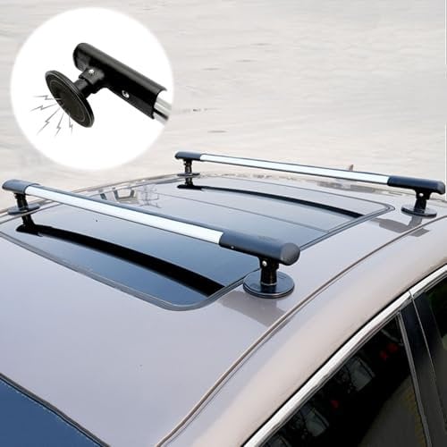 OXBZKMY Barres de Toit transversales, Galerie de Toit universelles, Longueur réglable Chargement Aluminium für Geeignet für Metalldächer (2, 100-115cm)