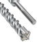 SDS Max Drill Bit 38 x 540 mm, Concrete Drill with 4 Carbide Cutting Edges and Double Helix, Hammer Drill Bit for Concrete, Stone, Natural Stone