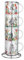 Purely Home Alices Adventures in Wonderland Stacking Mugs Set - Hatter White Rabbit Playing Cards Gift - Set of 4 Ceramic Mugs Gift Set with Metal Stand
