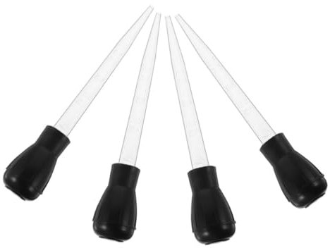 Hemobllo 4pcs BBQ Basting Brush Oil Applicator for Even Flavor Distribution for Outdoor Grilling and Home Cooking Efficient Marinade Injector Tool