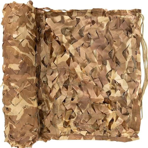 Generisch Woodland Tarnnetz 4x6m 2x3m 3x4m Armee Camouflage Netz Outdoor Schattennetz Uv-Beständiges für Deko Waldlandschaft Jagd Sichtschutz Camping Garten Sonnenschutz(3x3.0 M)