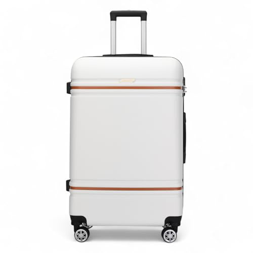 Infinity Medium Suitcase 24 Lightweight Hard Shell Luggage 4 Wheels Spinner 3-Digit Combination Lock Hard Shell Luggage for 15 to 20kg