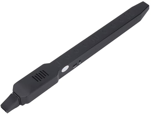 YDuupxe Elektronisches Blasinstrument, Digitales Saxophon, 10 Töne, MIDI-Anschluss, Touch-Taste, Langlebiger Batterie-Synthesizer, 3 Blasinstrumente, Vielseitige Klangoptionen, Mehrere Funktionen