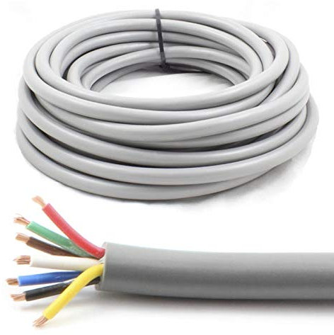 7 Core 12S Cable 12v 24v Thin Wall Wire *21 AMP Rated with 29 AMP Earth* Trailer/Caravan LED Lights (10M)