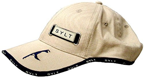 osters muschel-sammler-shop Baseball Cap in beige mit gesticktem SYLT-Logo - hochwertig verarbeitet