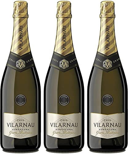 Vilarnau Gran Reserva - D.O. Cava - 3 Botellas de 750 ml - Total : 2250 ml