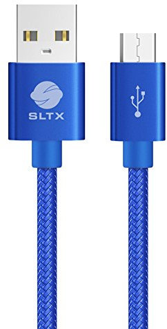 SLTX Micro USB Cable,2.4A High Speed Android Charger Cable,Triple Braided Nylon Data Cable for Samsung,Galaxy S6/S7/S4/S3/J5/J7/J3, HTC, Sony, LG, Nexus, Kindle, PS4
