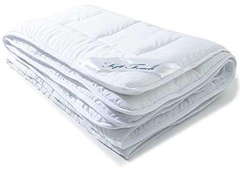 aqua-textil Soft Touch Duo Bettdecke 220 x 260 cm Steppdecke ca 2600g Füllung atmungsaktiv warm Winter Decke Oeko-TEX