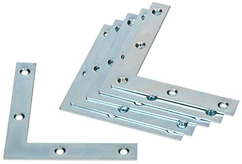 KOTARBAU® 25er Set Eckwinkel 75 x 75 x 12 x 1,5 mm Winkelverbinder Eckhalterung Flachwinkel L-Form Möbelwinkel zum Verstärken von Fenstern Türen Holzkonstruktionen
