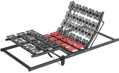 Matratzen Perfekt 5 Zonen elektrischer Tellermotorrahmen Terra Med T-Flex - 140 x 200 cm Federteller Härteregulierung 200 Kg belastbar 12,5 cm Höhe
