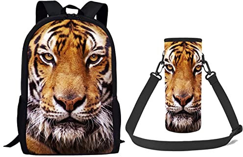 chaqlin 1 porte-bouteille isotherme + 1 sac à dos pour garçons et filles - Jaune - Taille unique