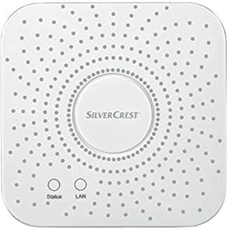 Silvercrest Smart Home Gateway -Can be Integrated with Other Zigbee 3.0 Compatible Systems - Connect Your Smart Home Lights, Motion detectors, Plugs, Cameras and Much More