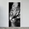 Estika Türtapete selbstklebend - Katze - 95x205 cm - Einem Bogen Türposter, Tiere Türaufkleber, Aufkleber PVC Folie, Klebefolie für türen, Tür tattoo, Modern decoration