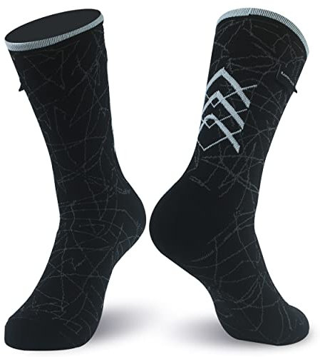 RANDY SUN 100% wasserdichte, atmungsaktive Socken [SGS-zertifiziert] Unisex Neuheit Sport Skifahren Trekking Wandersocken 1 Paar