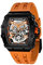 TSAR BOMBA Luxus Herren Automatik Mechanische Uhr Kohlefaser/Gehäuse aus Keramik/Fluorkautschuk/Tonneau-Uhr/Leuchtend/Elegante Geschenke für Männer
