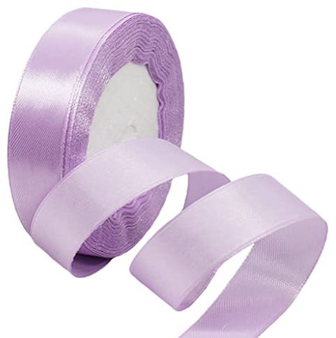 22m Nastro Viola Chiaro 25mm,Nastro Raso Nastrino Bordeaux Nastri Regalo Nastro Satin,Fiocco Nastro per Pacchi Regalo,Artigianato,Bomboniere,Bouquet,Natale,Feste di Compleanno Matrimoni Decorazioni