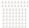 Mxfans 50x Aircraft Model Nylon Pinned Hinges 0.63x1.1Inch for DIY RC Airplane