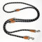 Trhillsbrad Hundeleine 3m x 14mm, Verstellbare hundeleine Große Mittelgroße Hund, Multifunktionsleine Doppelleine Umhängeleine robust, schwarz