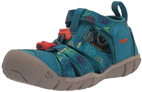 KEEN Unisex Kids Seacamp 2 Cnx Sandal, Smokey Bear Fjord Blue, 11 UK Child