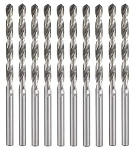 ALEYHA 10pcs HSS Twist Drill Bit for Dremel Rotary Tool Straight Shank Mini Drill Bit Hand Tools,10pcs 1.0mm