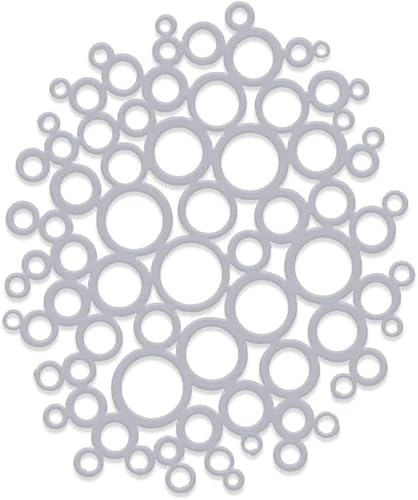 Kreis-Stanzformen für Kartenherstellung, Stanzschablonen für Bastelarbeiten, Scrapbooking, Fotoalbum, dekorative Prägepapier-Stanzformen für Kartenherstellung, Vorlage