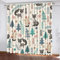 DICOIN Gardinen Kinderzimmer Mädchen Junge Motiv Waldtier Fuchs Vorhang Blickdicht Ösen 2Er Set-140X120Cm(Hxb)/140X60Cm*2 -Isolierung Vorhang Polyester Blickdicht,A21