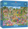 Garden in Bloom | 1000 Piece Jigsaw Puzzle | Summer Garden Puzzle | Sustainable Jigsaw Puzzle for Adults | Premium 100% Recycled Board | Great Gift for Adults | Gibsons Games
