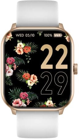 ICE-WATCH - Ice Smart Rose Gold White - Montre Connectée Rose-Gold pour Femme avec Bracelet en Silicone - 021413 (1,85)