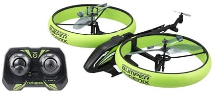 Bizak Bumper Phoenix 62004814 Drohne mit Science-Fiction-Design, voll funktionsfähig mit Leistung von 2, 4 Gh, 3 Kanälen und Doppelmotor