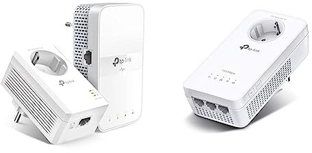 TP-Link WLAN Powerline Adapter Set & Adapter - Dualband WLAN 1200 Mbit/s, AV1000/1300 Powerline, Gigabit Ethernet, MU-MIMO, Plug&Play, ideal für HD-Streaming, App Kontrolle