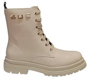 4US PACIOTTI art.42542 ANFIBIO STIVALE DA RAGAZZA E BAMBINA COLOR CREMA NUMERAZIONE DAL 30 AL 40. CHIUSURA RAPIDA CON ZIP INTERNA (31)