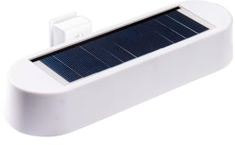Näve Leuchten - LED Dachrinnen-Solarleuchte Gardenlight (2er Set) - 7000K/ 35lm - Weiß