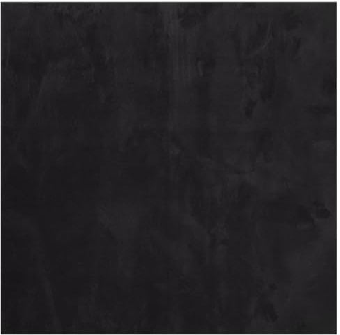 vidaXL Teppich HUARTE Kurzflor Weich und Waschbar Schwarz 200x200 cm